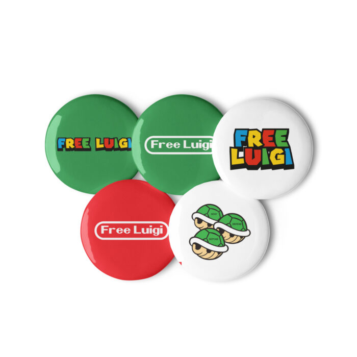 Free Luigi Button Set - Image 2