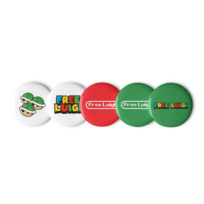 Free Luigi Button Set - Image 3