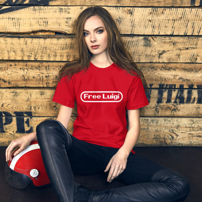 Free Luigi Unisex T-shirt - Image 2